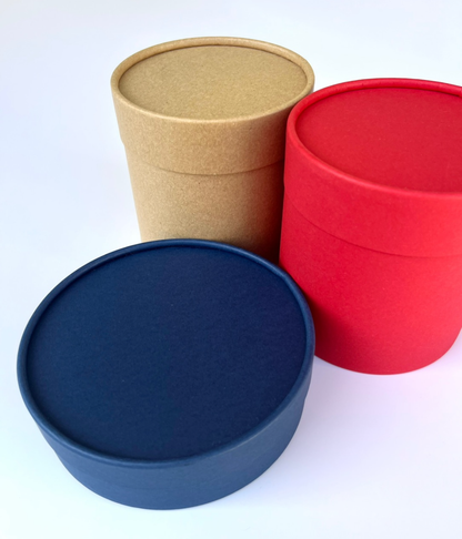 Set of 3 Round Boxes without a window