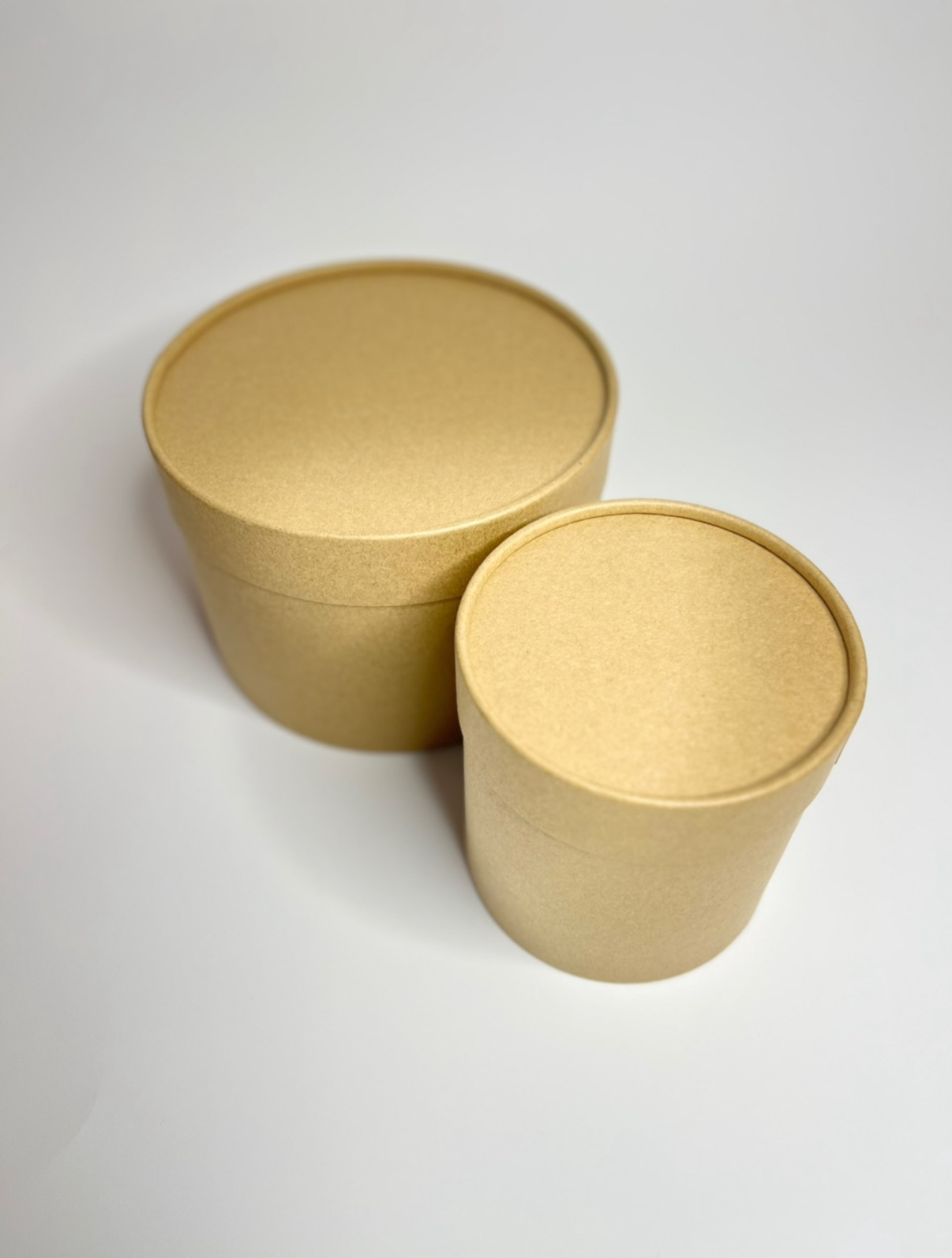 Set of 3 Round Boxes without a window