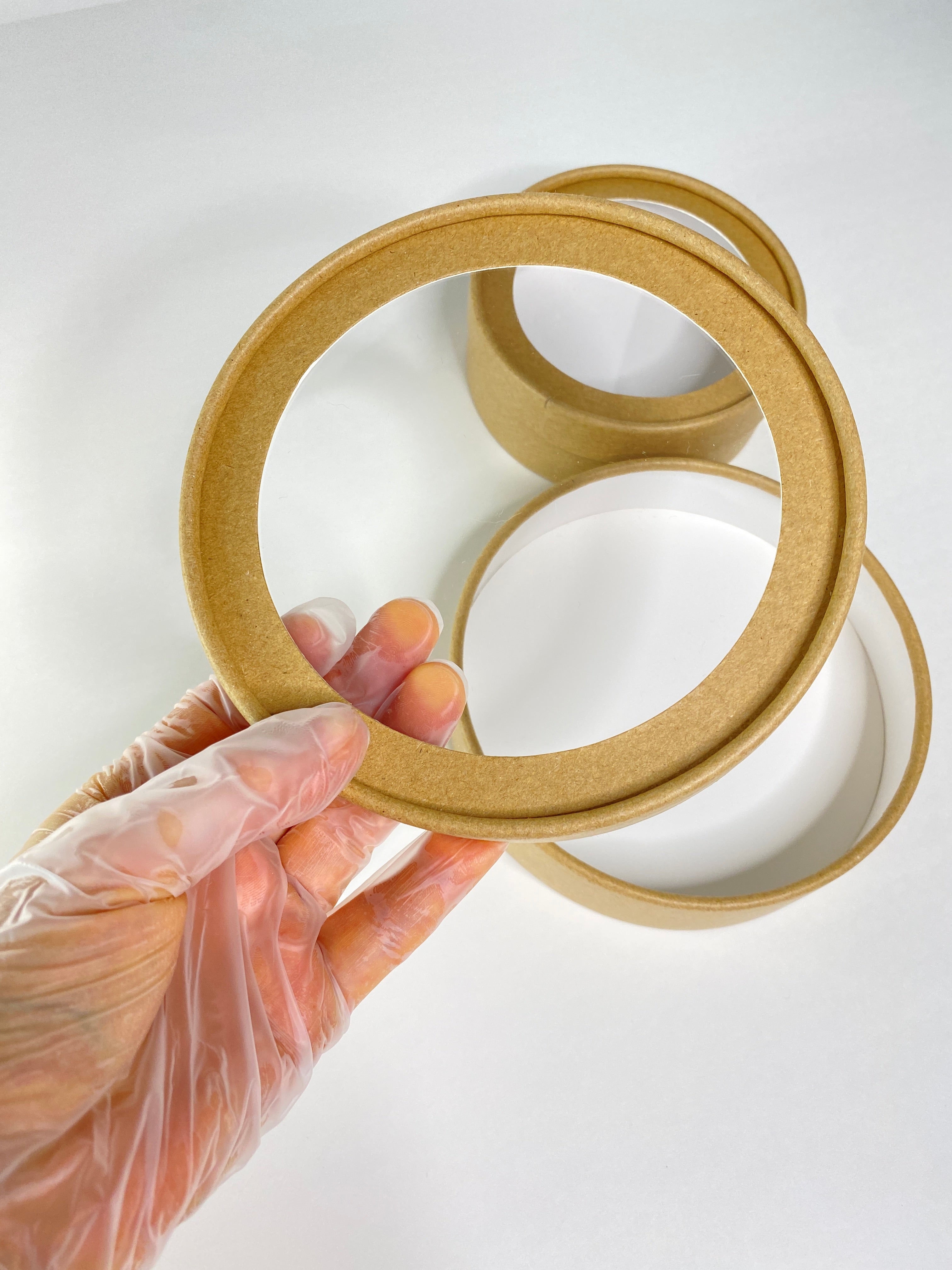 Round Boxes with Window